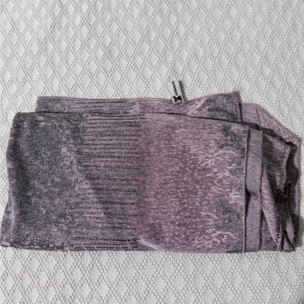 Purple Patterned Scarf hijab 🧕🏻
